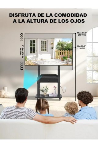 Soporte TV con enchufe y cajón  Para tv 32 -75"
