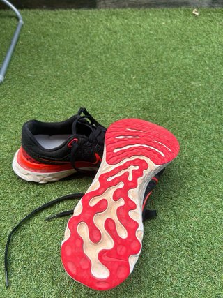 Zapatillas Nike Flyknit Talla 41 Negras Rojas