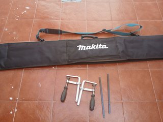 2x 1.5m Rieles Guía Makita Sierra Inmersión +Bolsa