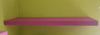Estante de pared fucsia