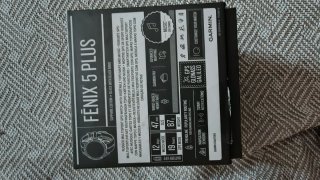 Garmin Fenix 5 Plus correa negra