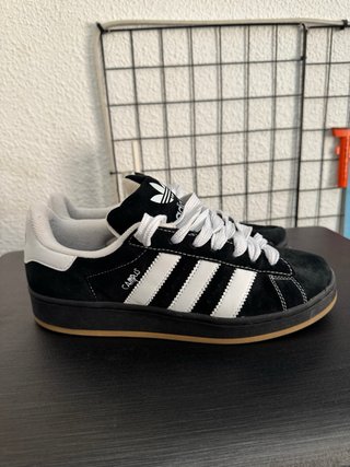Zapatillas Adidas Campus Negras Blancas