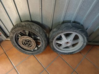 Ruedas Yamaha YOG Delantera y Trasera