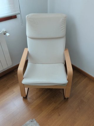 Mecedora Ikea Madera Beige