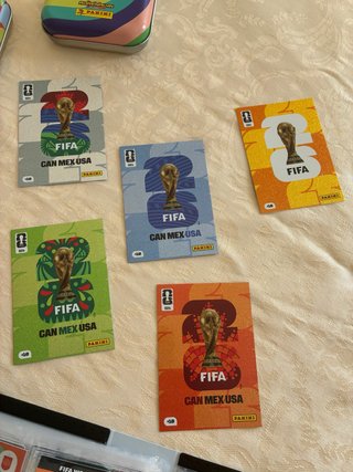 Cromos Adrenalyn Mundial FIFA 5 colores