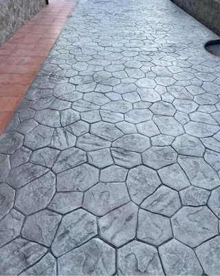 Hormigón impreso para exteriores 641 814 032 20€/m