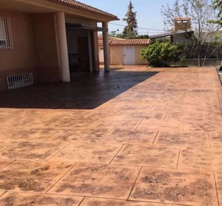 Hormigón impreso para exteriores 641 814 032 20€/m