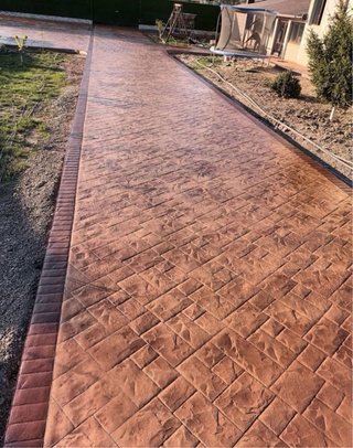 Hormigón impreso para exteriores 641 814 032 20€/m