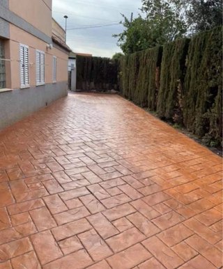 Hormigón impreso para exteriores 641 814 032 20€/m