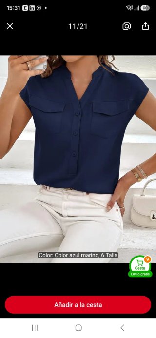 Lote blusas mujer talla XL y falda