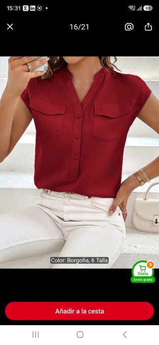 Lote blusas mujer talla XL y falda