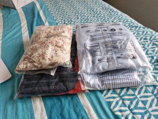 Lote blusas mujer talla XL y falda