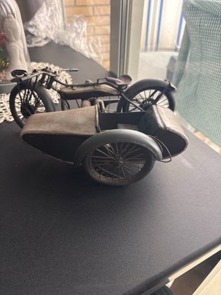Moto Antigua con Sidecar 1920-1950