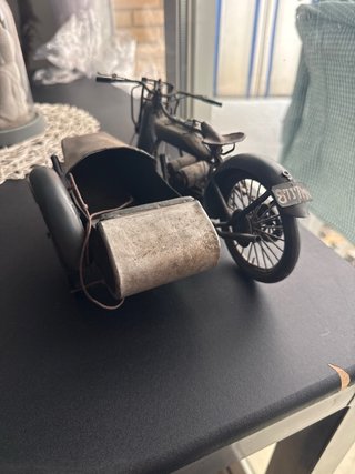 Moto Antigua con Sidecar 1920-1950