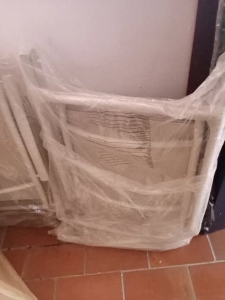 Set Mesa + 4 Sillas + Sombrilla Exterior