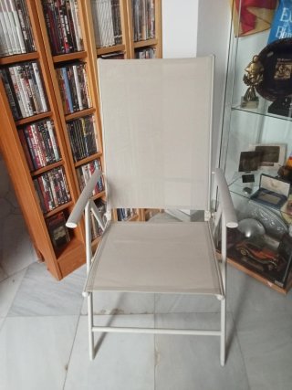 Set Mesa + 4 Sillas + Sombrilla Exterior