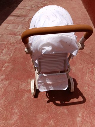 Carro gemelar para muñecas