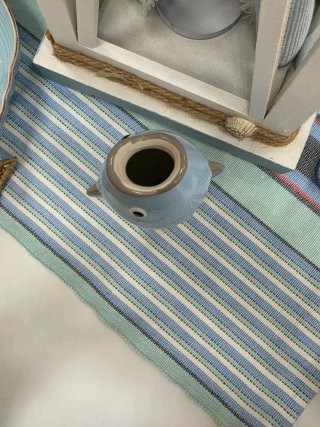 Vaso Soprammobile pesce ceramica stile nautico