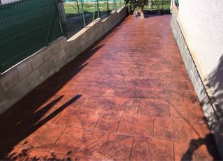 Hormigón impreso escaleras, pulido 641814032 20€/m