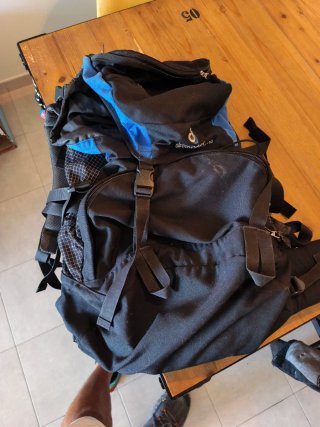Mochila Deuter Aircontact 55+10.