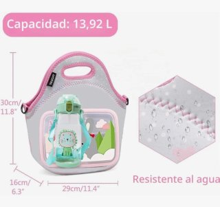 Bolsa isotérmica infantil ballena