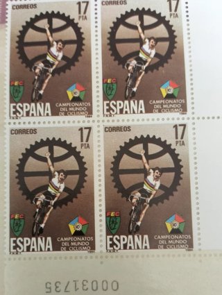 Ciclismo 7 Bloques+22 Sellos Nuevos MNH