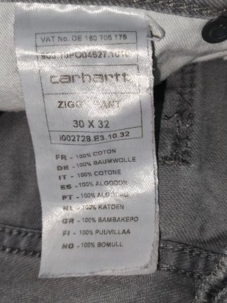 Pantalón vaquero hombre Carhartt original