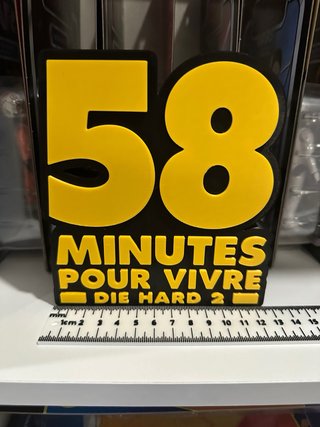 Die Hard 2 Logo 3D Francês