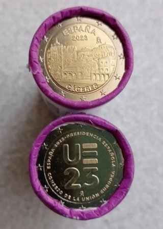 2 euros España varios años