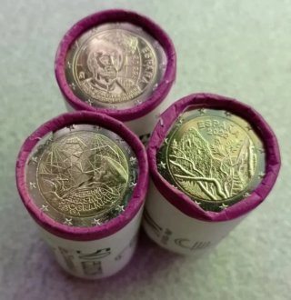 2 euros España varios años
