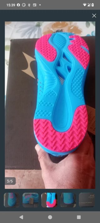 Zapatilla Running AIMS HEALTH Azul/Rosa