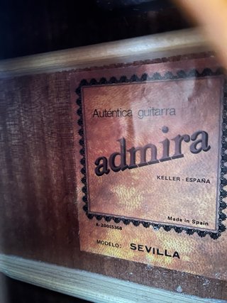 Guitarra Española Clásica Admira Sevilla
