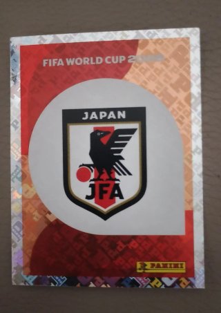 Carta Escudo Japón Mundial 2026 Panini