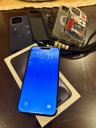 iPhone 15 Pro Max 256GB Gris/Azul