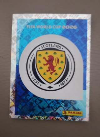 Escudo Escocia Mundial 2026 Panini