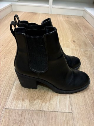 Botines negros tacón talla 41 H&M