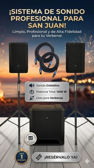Alquiler Equipo Sonido Profesional San Juan