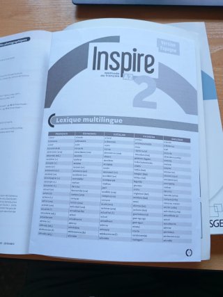 Inspire 2 méthode de français. A2