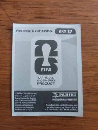 Cromo Messi Mundial 2026