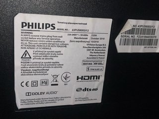 Televisión Philips 43 Smart TV
