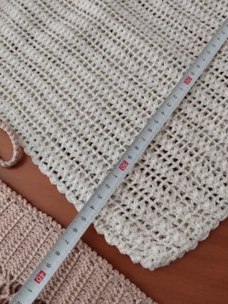 Bolsas de ganchillo hechas a mano (3 unidades)