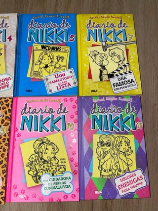 Diario de Nikki lote de seis libros