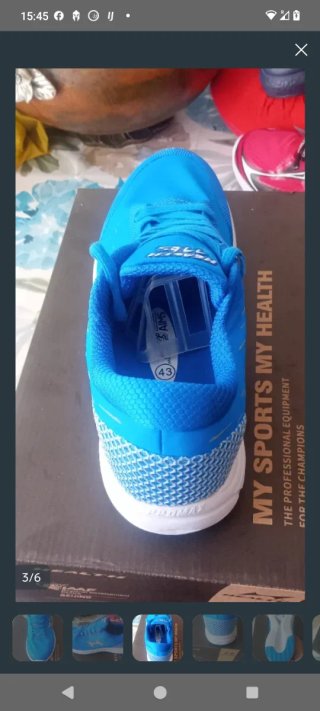 Zapatillas AIMS HEALTH Running Azul Talla 43