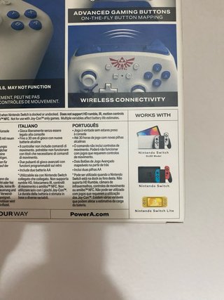 Mando Inalámbrico Nintendo Switch Zelda PowerA