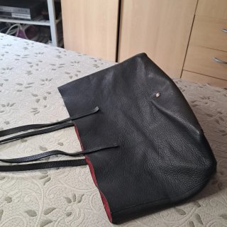 Bolso Purificación García Negro Rojo