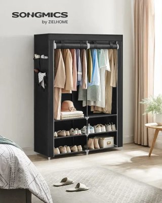 Armario Tela 127 cm 2 Barras SONGMICS RYG008B02