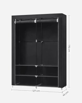 Armario Tela 127 cm 2 Barras SONGMICS RYG008B02