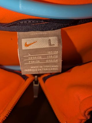 Chaqueta FC Barcelona Nike Naranja y negra