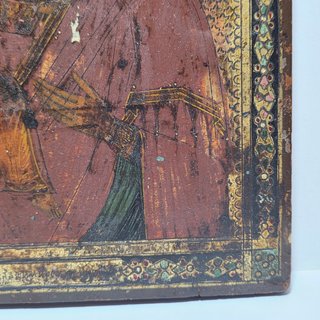 Antica Icona Russa Madonna di Vladimir Eleusa XIX