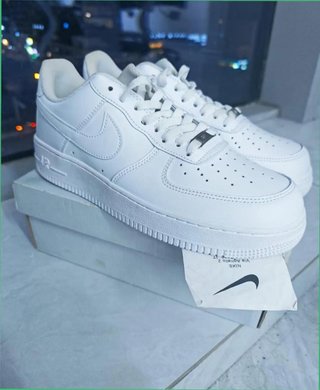 Nike Air Force 1 Talla 42 Piel Blanca
